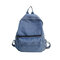 Women Denim Canvas vintage Casual Backpack School Bag - Light Blue