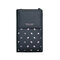 Stylish 6.5inch Phone Bag 6 Card Slots Flower Pattern Flap Shoulder Bags Card Holder Wallet - Black