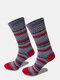 10 Pairs Women Cotton Colorful Geometric Pattern Jacquard Thicken Breathable Warmth Socks - #02