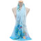 Chal de gran tamaño de gasa para mujer, protector solar informal, bufandas a prueba de viento, estampado, bufandas - Azul