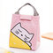  Cartoon Animal Painted Waterproof Lunch Bag Aluminum Foil Insulation Package Picnic Fresh Keep Bag  - #1