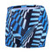 Mens Stylish Print Smooth Breathable Swimwear Stretch Waist Quick Dry Swim Shorts With Pad - Plaid