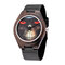Luxury Wood Genuine Leather Watches Sandalwood Quartz Wristwatches Punk Skull Casual Watch for Men - #03