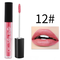 Waterproof Matte Velvet Liquid Lip Gloss Long Lasting 12 Colors Lips For Women - 12