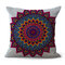 Mandala Pattern Printing Cotton Linen Sofa Cushion Pillow Cover Waist Cushion Cover - #2
