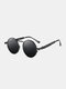 Unisex Metal Full Round Frame UV Protection Fashion Avant-garde Sunglasses - #03