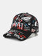 Men & Women Cotton Graffiti Pattern Hip-hop Style Fashion Personality Couple Hat Baseball Hat - #17