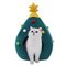 Christmas Tree Cat Litter Kennel Winter Warm Pet Nest Winter Cat House Pet Supplies Pet Bed - Green