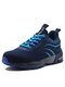 Men Steel Toe Breathable Non Slip Casual Safety Shoes - Blue