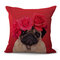 Cute Animal Simplified Style Cotton Linen Cushion Cover Home Sofa Car Cushion Cover Pillowcases  - #5