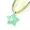 Cute Star Pendant Clavicle Necklace Creative Shell Pearl Inside Women Necklaces Summer Beach Jewelry - Green