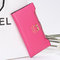 Women Bow-Knot PU Multi-card Holders Wallet Card Bag Elegant Clutches - Rose Red