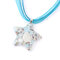 Cute Star Pendant Clavicle Necklace Creative Shell Pearl Inside Women Necklaces Summer Beach Jewelry - Peacock Blue