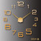 クリエイティブ人格シンプルなファッション壁時計3dアクリルミラー壁ステッカー時計リビングルームDiy壁時計 - ＃02