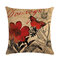 Vintage Style Linen Cotton Cushion Cover Home Sofa Throw Pillowcases Home Decor - #3
