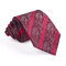 Men Print Polyester Precision Textile Soft Tie Business Party Vogue Wild Tie - #8