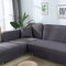 Premium Quality Stretchable Elastic Sofa Covers Premium All-Season Sofa Slip Covers Pet-Friendly and Stain-Resistant - Grey