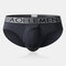 Mens Sexy Penis Pouch Hole Modal Breathable Briefs Stretch Low Waist Underwear - Gray