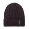 Men Winter Wool Knit Cap Warm Ear Thick Vogue Vintage Outdoor Casual Snow Ski Cycling Beanie - Brown