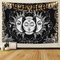Wall Hanging  Moon And Sun Mandala Tapestry Bohemian Bedspread Decoration - #1