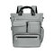 Men Nylon Waterproof Large Capacity Multi-carry Multi-function Business Computer Handbag - Grey