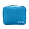 Men And Women Oxford Waterproof Wash Storage Bag Solid Cosmetic Storage Bag - Lake Blue