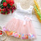 Fairy Petal Toddlers Girls Sleeveless Party Flower Princess Dresses For 1Y-5Y - Pink