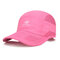 Womens Mens Summer Cotton Outdoors Baseball Cap Adjustable Dad Hats Sport Baseball Cap - Rose