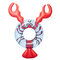 Inflatable Crayfish Swimming Ring Floating Bed Water Mount Animal Floating Row Net Red Super Large Swimming Ring - Red