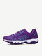 Women Sports Running Breathable Mesh Soft Casual Shoes - Purple