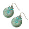 Vintage Women Round Growth Ring Pendant Drop Earrings Gift for Her - 02