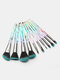 10 Pcs Crystal Makeup Brushes Set Flat Brush Lip Brush Concealer Brush Facial Beauty Tools - #03