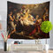Portrait Oil Painting Polyester Wall Hanging Tapestry Home Decorative Comfortable Sofa Cover - #5