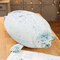 Sea Lion Plush Toys 3D Novedad Throw Pillows Soft Peluche de juguete - Blanco
