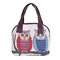 Owl Lunch Box Bag Aufbewahrung Lunch Bag Niedliches Tiermuster Handwebtuch Lunch Bag Handtasche - #2