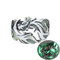 Vintage Halloween Luminous Rings Metal Hollow Flying Dragon Men Rings Jewelry Accessories - #02