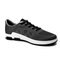 Men Knitted Fabric Lace Up Running Shoes Casual Walking Sneakers - Black
