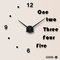 Personnalité créative Simple mode horloge murale 3d acrylique miroir Stickers muraux horloge salon bricolage horloge murale - #24