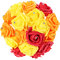 11.8'' Crystal Bridal Bridesmaid Bouquet Foam Flower Roses Wedding Posy - #01