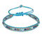 10 Colors Bohemian Crystal Beaded Bracelet Multilayer Rope Telescopic Adjust Women Bracelet - 01
