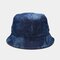 Unisex Denim Broken Holes Made-old Fashion Outdoor Sunshade Bucket Hat - #09
