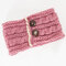 Women Warm Wool Wild Comfortable Headwear Outdoor Travel Home Casual Earmuff Headband - Pink