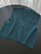 Solid Color V-neck Knit Sleeveless Sweater - Green