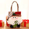 Women Christmas Eve Cute Cartoon Elk Gift Bag Handbag Shoulder Bag - #01
