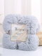 Decorative Extra Soft Faux Fur Blanket Reversible Fuzzy Lightweight Long Hair Shaggy Blanket Fluffy Cozy Plush Fleece Comfy Microfiber Blanket - Gray