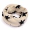 Boys Girls Neck Baby Kids Star Toddlers Knitted Circle Scarf Shawl Winter Warmer Scarves - Beige
