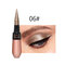 15 couleurs Bâton de fard à paupières scintillant Étanche Glitter Eye Shadow Longue durée Soft Eyeliner Maquillage - 06