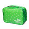 Women Nylon Floral Toiletry Bag Travel Must-have Storage Bag - Green