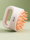 Dual-purpose Massage Shampoo Air Bag Brush Portable Handheld Silicone Massage Cleaning Scalp Tool - Pink