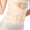 After Birth Belly Control Front Closure Adjustable Breathable Waist Trainer Shapewear - Nude